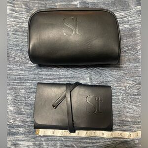 Seint Cosmetics Black Two Piece Bag Set